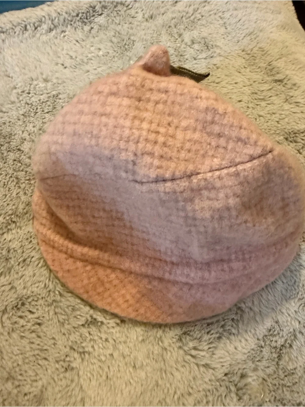Vintage Wool and Satin Handmade Children’s Hat